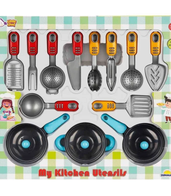 4681 Mutfak Gereçleri Seti 16 Parça -Sunman
