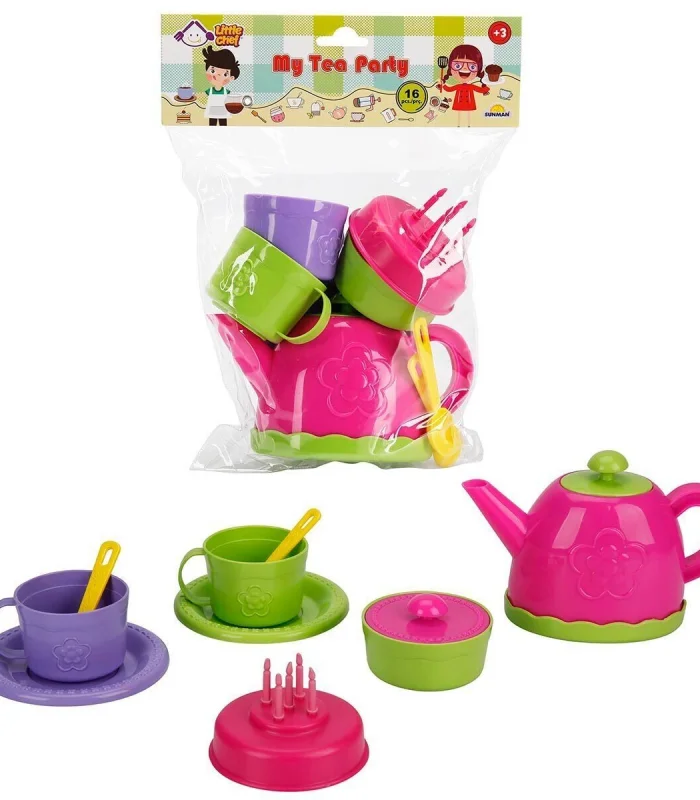 4684 SUN-SABC-LCH-ÇAY SETİ POŞET 16 PRÇ