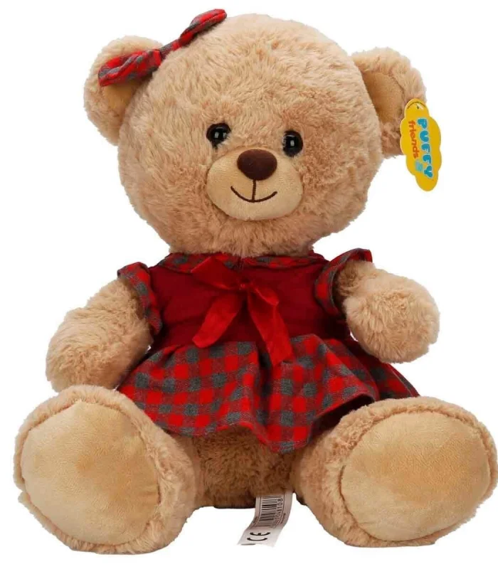 4810 SUN-JNH-PFF-SK PELUŞ AYI ELBİSELİ 32CM 2A