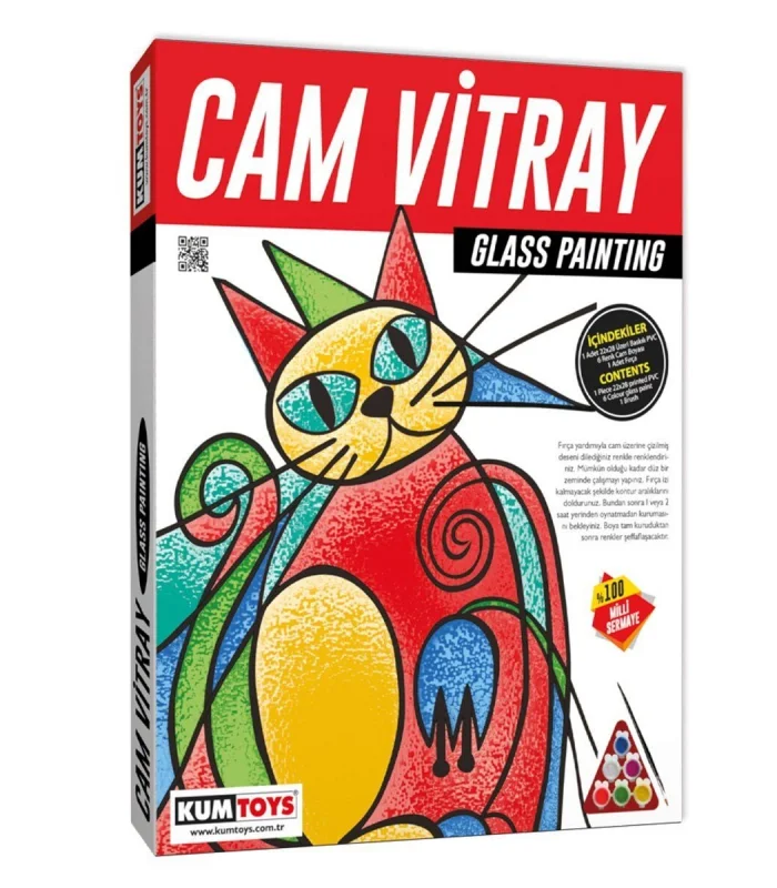 5001 KumToys Cam Vitray - Glass Painting / +6 yaş