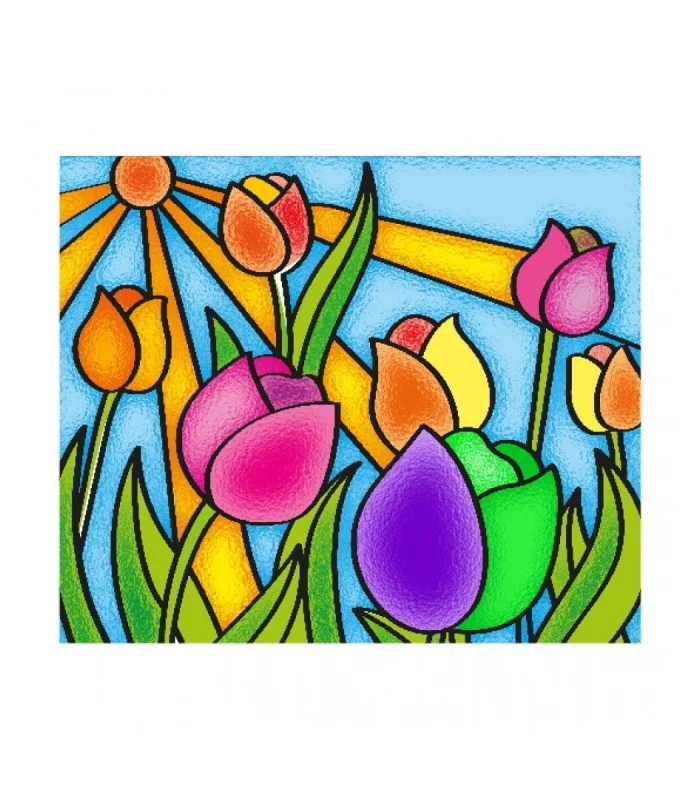 5001 KumToys Cam Vitray - Glass Painting / +6 yaş