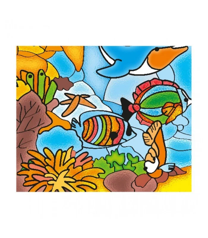 5001 KumToys Cam Vitray - Glass Painting / +6 yaş