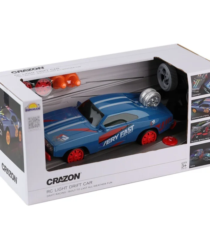 5016 SUN-YFN-CRN-RC ARABA DRİFT FF YEDEK TEKERLEK KUKALI IŞIKLI 7 4V USB 2A