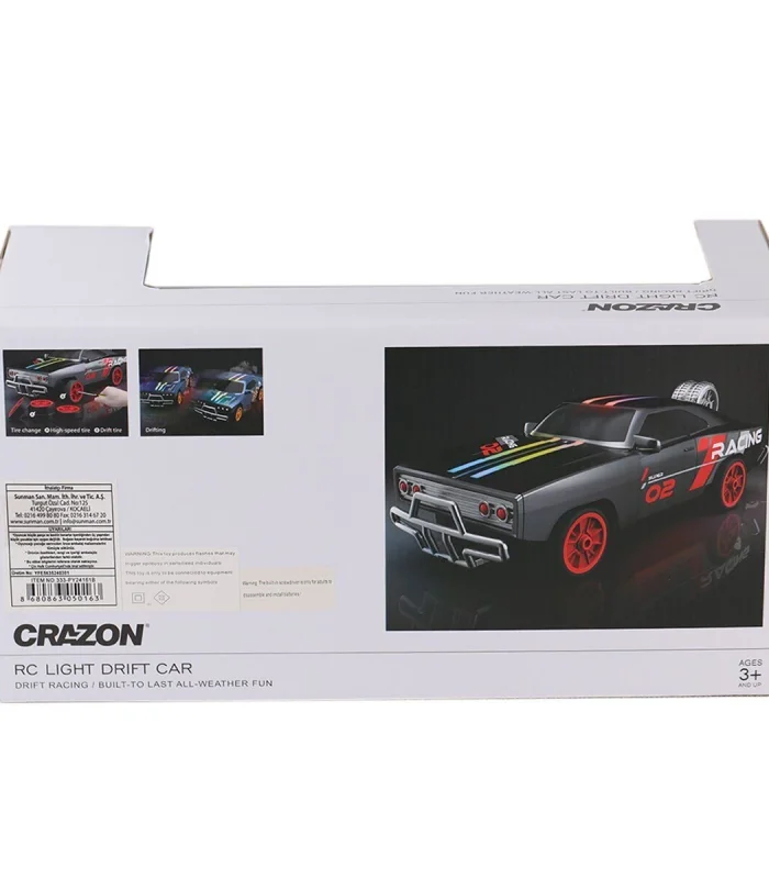 5016 SUN-YFN-CRN-RC ARABA DRİFT FF YEDEK TEKERLEK KUKALI IŞIKLI 7 4V USB 2A