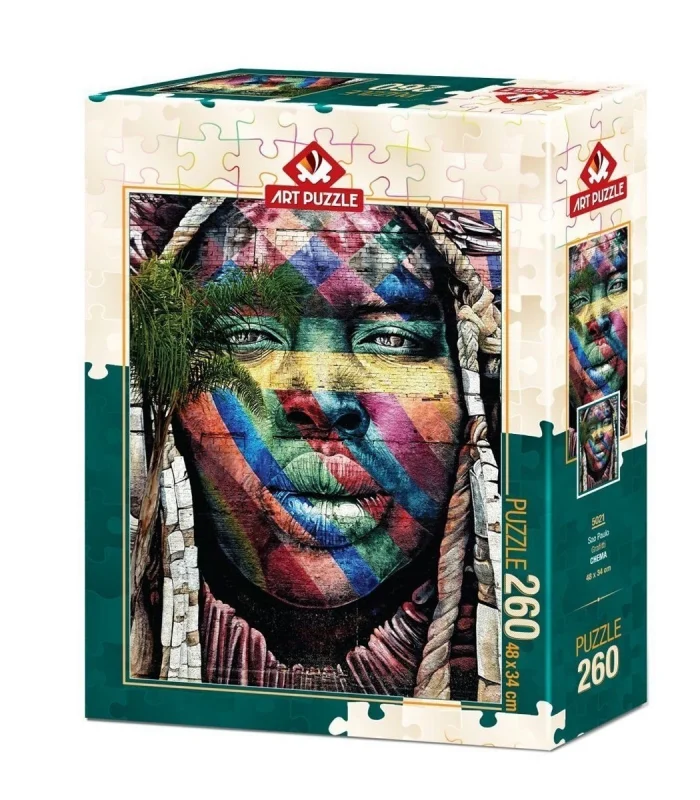 5021 Art Puzzle Grafitti Sao Paulo 260 Parça Puzzle