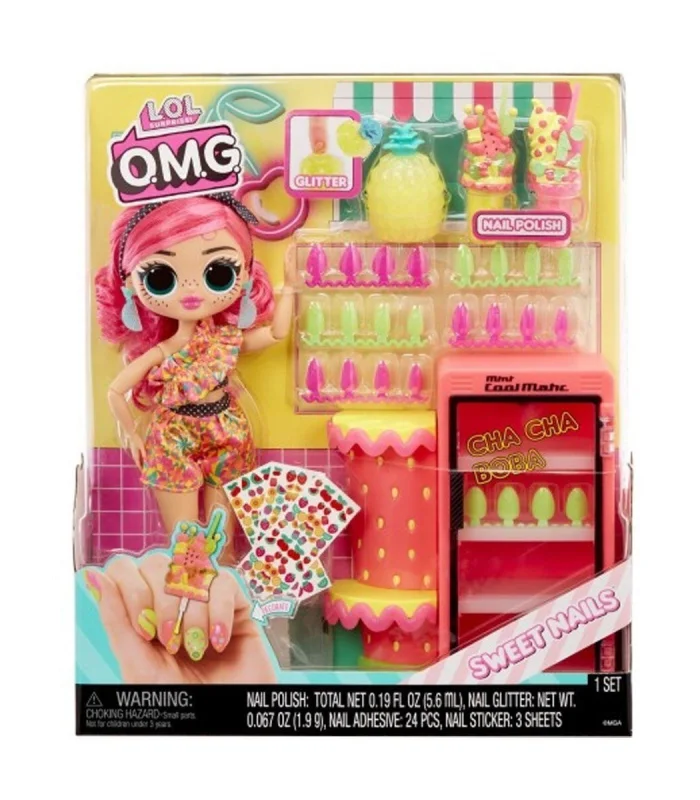 503842 L.O.L. O.M.G. Sweet Nails Pinky Pops Meyve Dükkanı