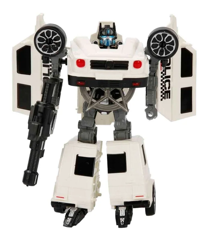 5039 SUN-YFN-ROBOT TRANSFORMER POLICE-G/FAST FLAME 2R 2A