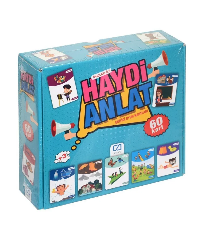 5080 CA Games, Haydi Anlat - Eğitici Oyun Kartları / +3 yaş