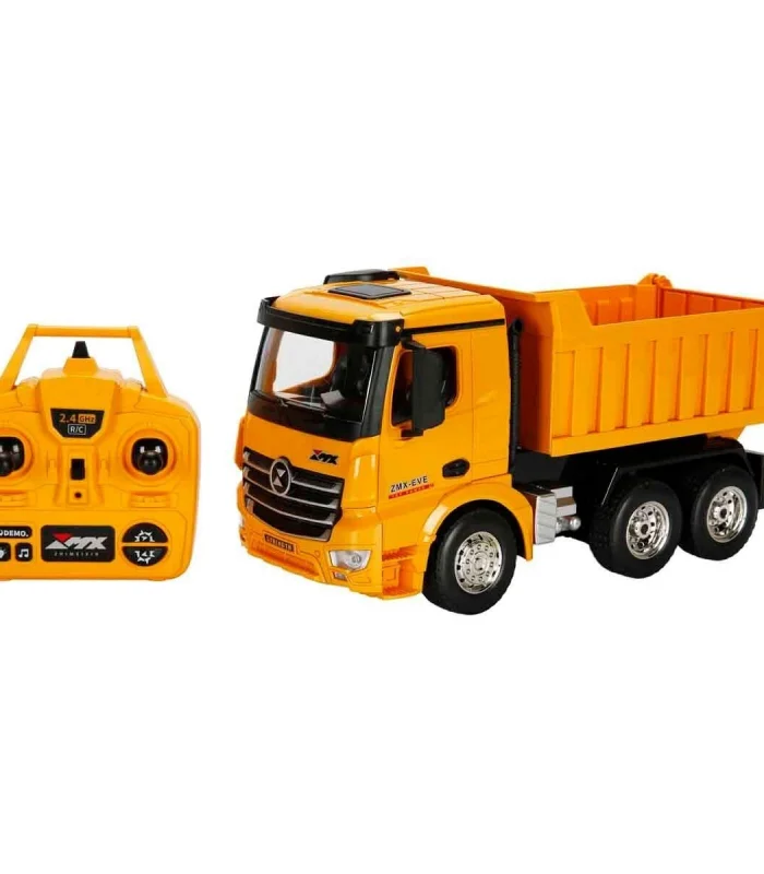 5083 SUN-RST-RC İŞ MAKİNESİ 1 18 DAMPERLİ KAMYON FF IŞIKLI 9CH 3 7V USB 2 4GHZ