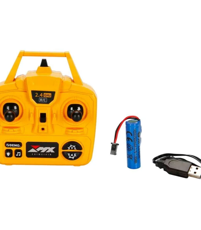 5083 SUN-RST-RC İŞ MAKİNESİ 1 18 DAMPERLİ KAMYON FF IŞIKLI 9CH 3 7V USB 2 4GHZ