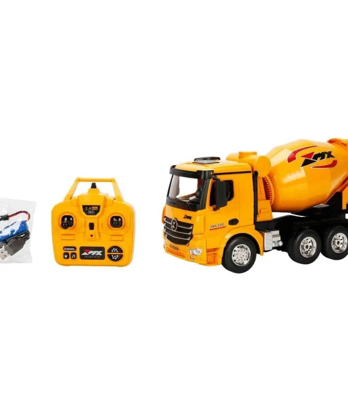 5084 SUN-RST-RC İŞ MAKİNESİ 1 18 BETON MİKSERİ FF 9CH 3 7V USB 2 4 GHZ SESLİ IŞI