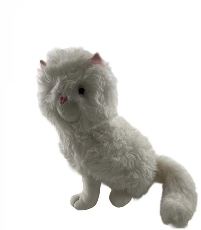 5124 PUFFY OTURAN BEYAZ KEDİ