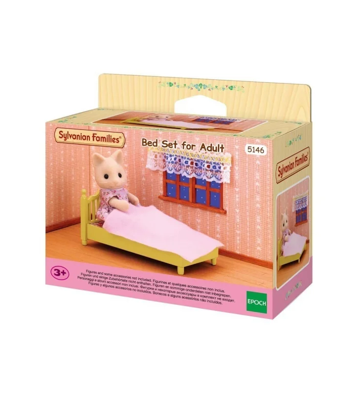 5146 Sylvanian Families Yetişkin Karyola Seti (figürler dahil değildir) +3 yaş