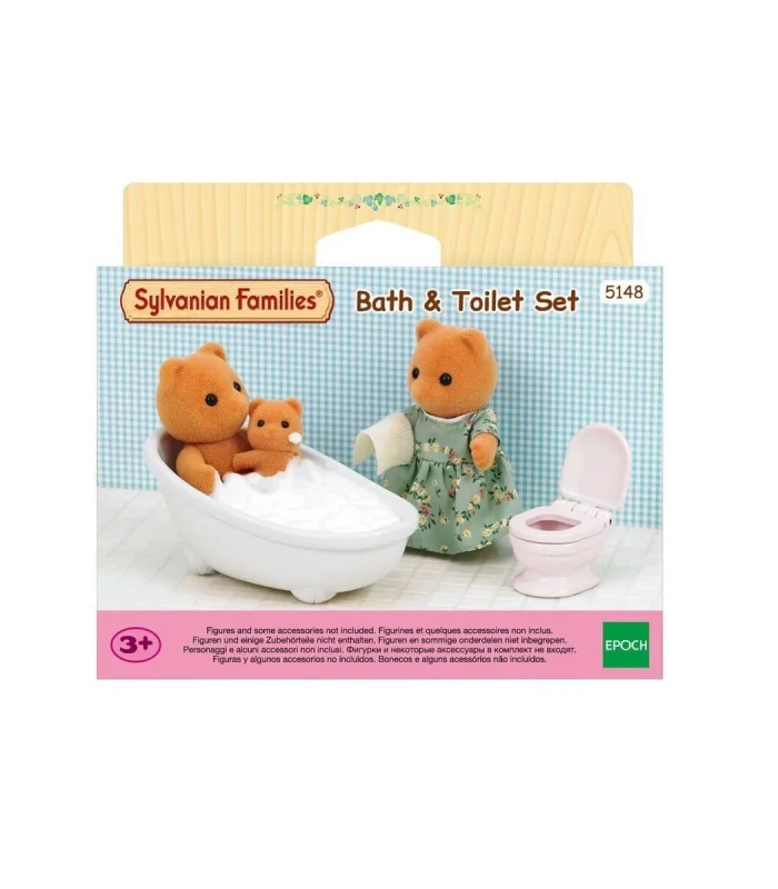 5148 Sylvanian Families Banyo ve Tuvalet Seti (figürler dahil değildir) +3 yaş