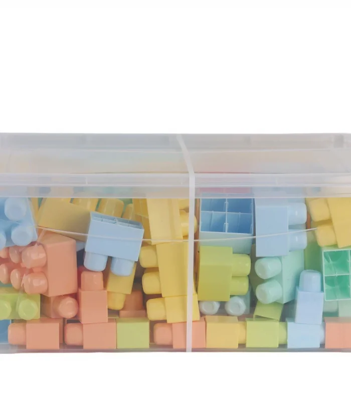 5214 OYUNCAK SANDIKTA BÜYÜK RENKLİ BLOKLAR 125 PARÇA