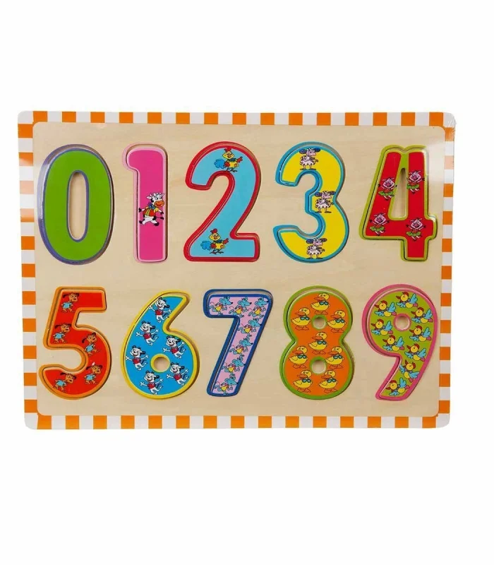 5215 -Wooden Puzzle Numbers 10 Parça