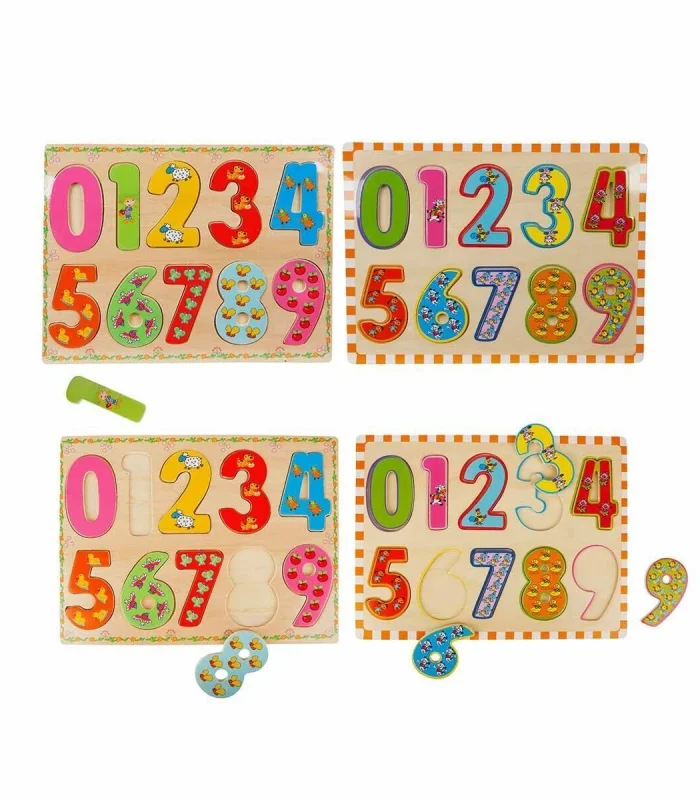 5215 -Wooden Puzzle Numbers 10 Parça