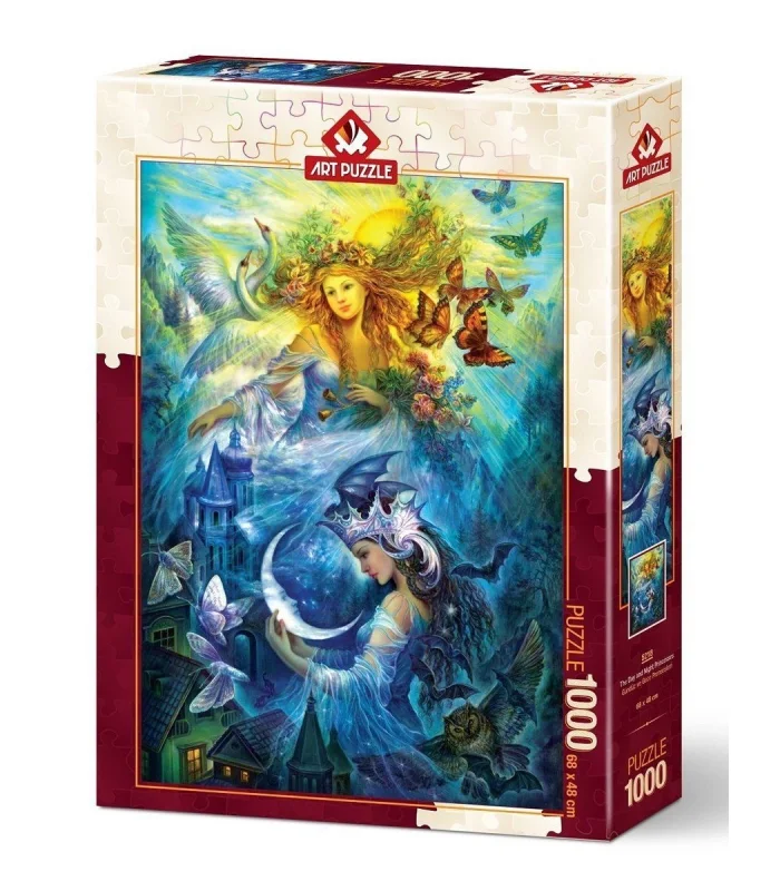 5218 Art Puzzle, Gündüz ve Gece Prensesleri 1000 Parça