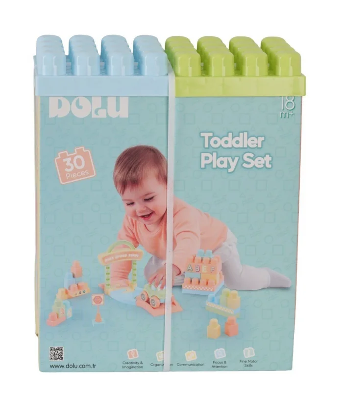 5218 OYUNCAK YOL VE BLOK SET 30 PCS