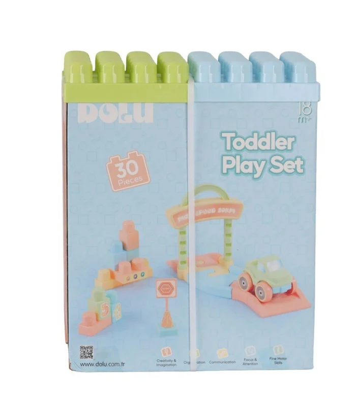 5218 OYUNCAK YOL VE BLOK SET 30 PCS
