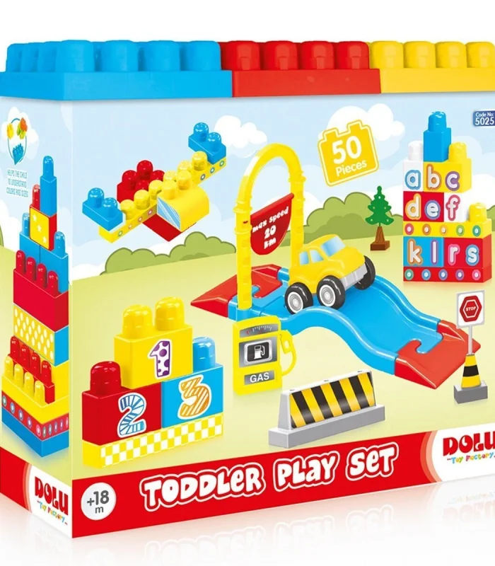 5235 OYUNCAK YOL VE BLOK SET 50 PARÇA