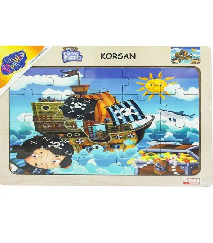 53/54/55/56 AHŞAP EĞİT.PUZZLE KORSAN