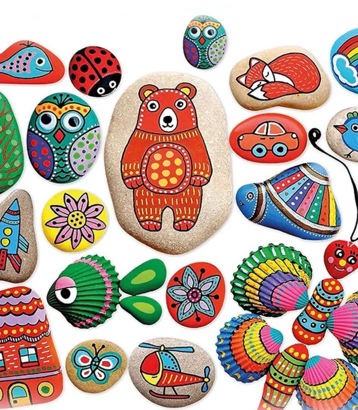 5307 Kumtoys Taş Boyama - Stone Painting / +6 yaş