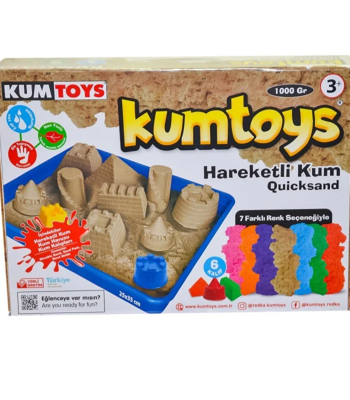 5329 Kumtoys, Hareketli Kum Seti 1000 gr / +3 yaş