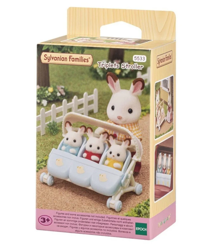 5533 Sylvanian Families Üçüzler Bakım Seti (figürler dahil değildir) +4 yaş