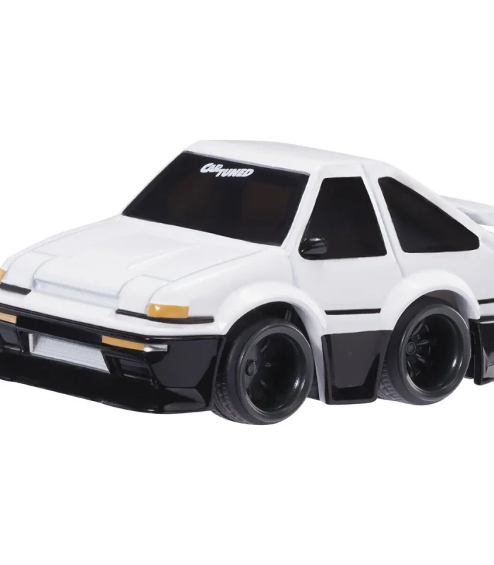 558835 CarTuned JDM 1985-87 Sprinter Trueno GT-Apex AE86 - Siyah Beyaz Araba