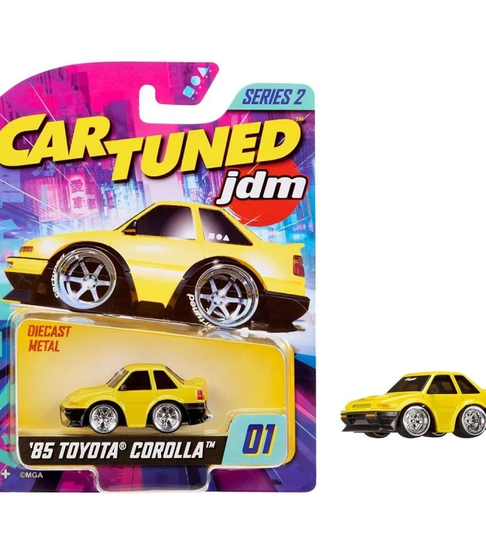 558866 CarTuned JDM 1985 Toyota Corolla AE86 - Sarı Coupe Araba