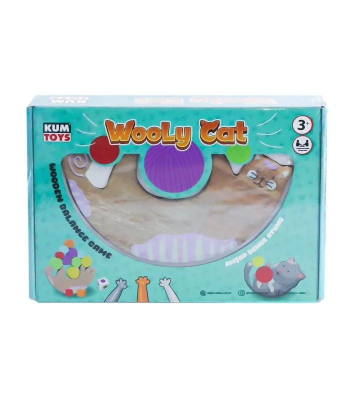 5672 Wooly Cat Kedi Oyunu -Kumtoys