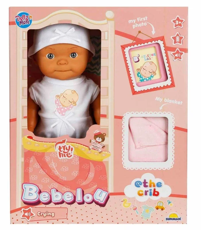 5683 Bebelou Sesli Hoş Geldin Bebeği 30 cm -Sunman