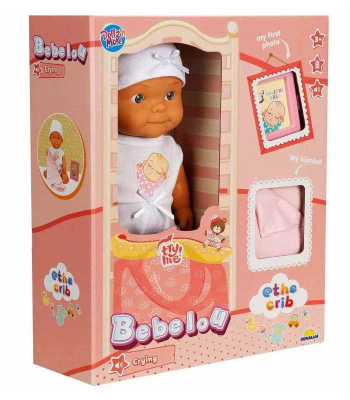 5683 Bebelou Sesli Hoş Geldin Bebeği 30 cm -Sunman
