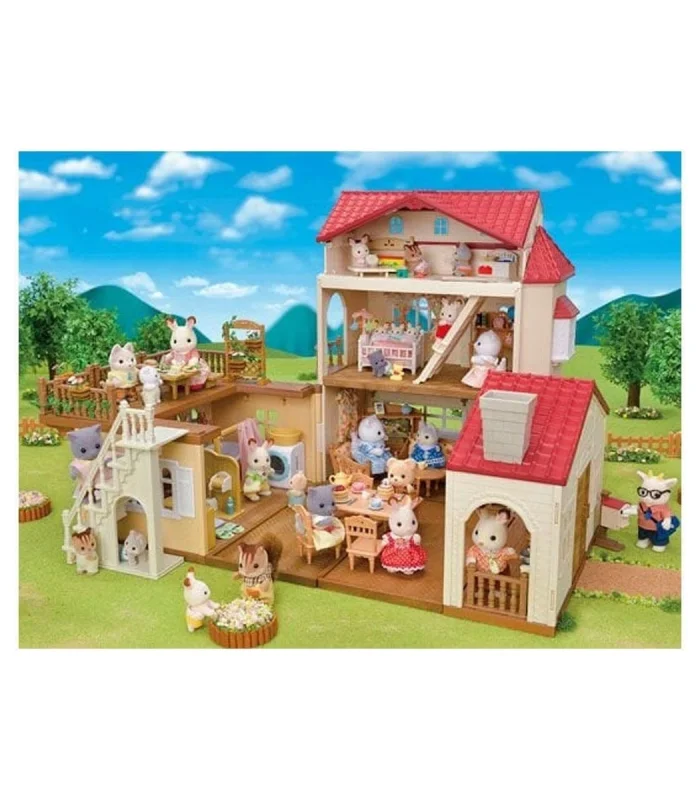 5708 Sylvanian Families Işıklı Şehir Evi ( Gizli Oyun Odalı) +3 yaş