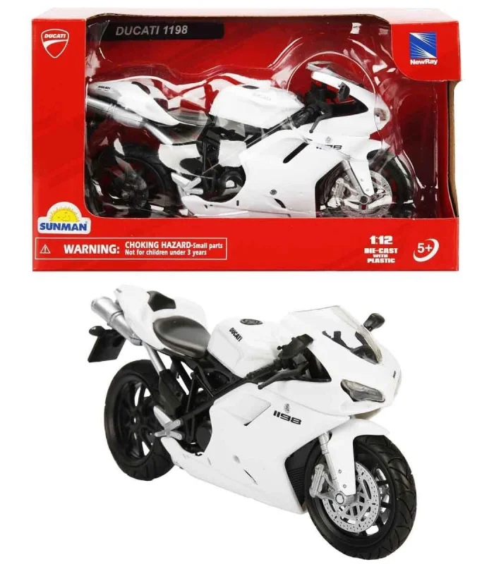 57143 SUN-  Ducatı 1198 Kırmızı  1 :12