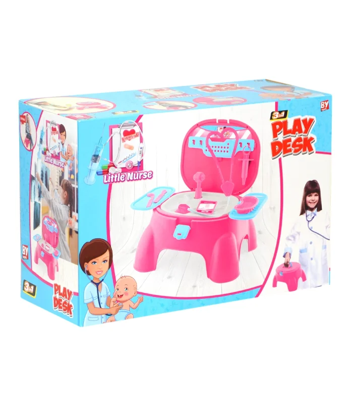573-BP LITTLE NURSE OYUN TABURESİ DOKTOR SET KIZ