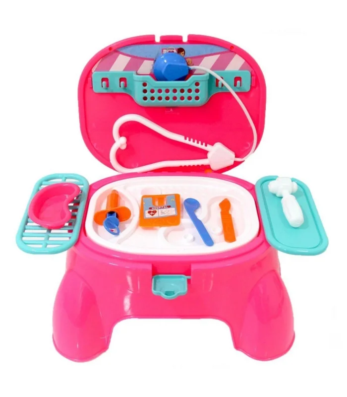 573-BP LITTLE NURSE OYUN TABURESİ DOKTOR SET KIZ