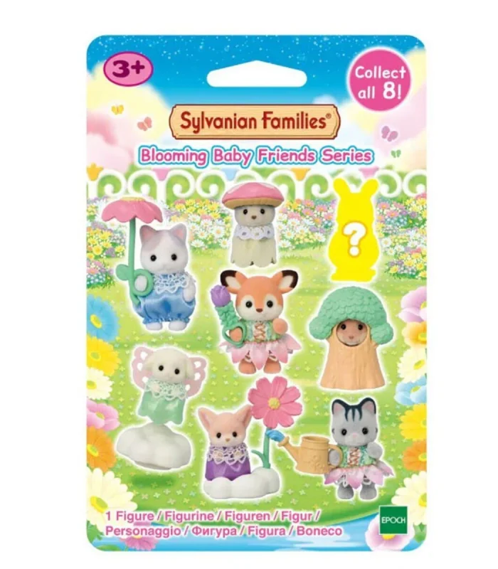 5823 Sylvanian Families Bebek Minifigür Çiçek Serisi Tekli Sürpriz Figür +4 yaş