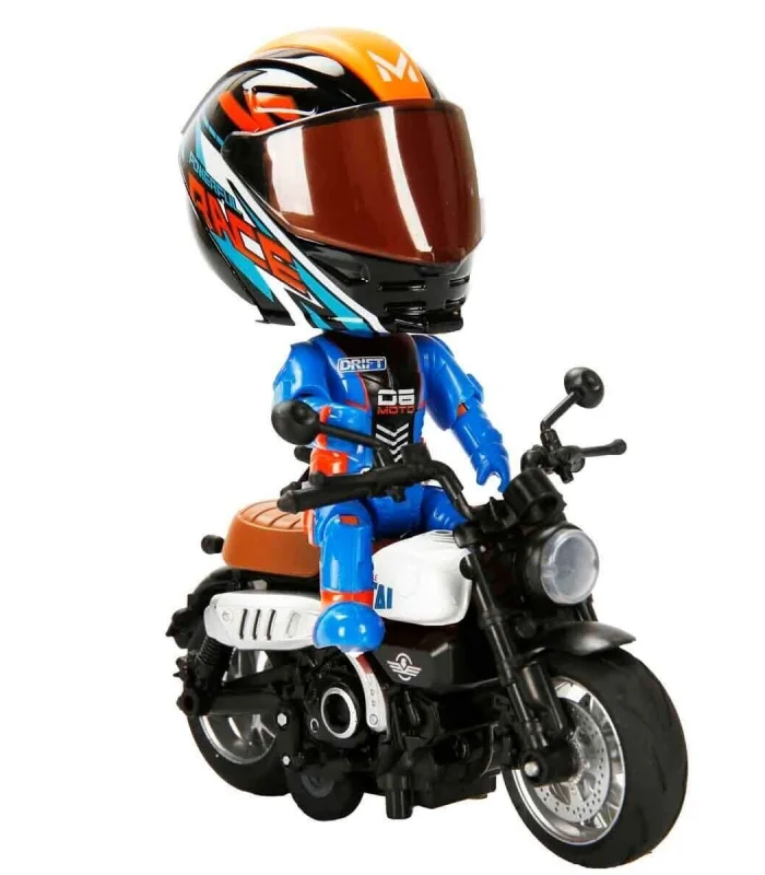 5835 SUN-MYG-MOTOSİKLET 1 14 HONDA MONKEY KASKLI FİGÜR PB 3R SES IŞIK