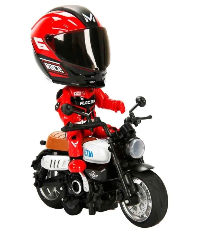 5835 SUN-MYG-MOTOSİKLET 1 14 HONDA MONKEY KASKLI FİGÜR PB 3R SES IŞIK