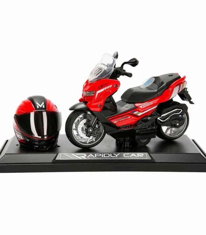 5839 SUN-MYG-MOTOSİKLET 1 12 BMW KASKLI FİGÜR PB.3R SES IŞIK