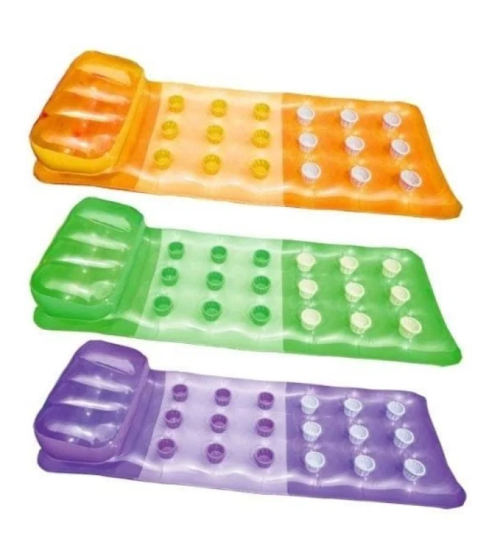 58890 RENKLİ BARDAKLI YATAK 188X71