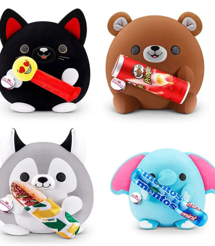 5UA01000 Snackles Aburcubur Dev Peluş 35 cm