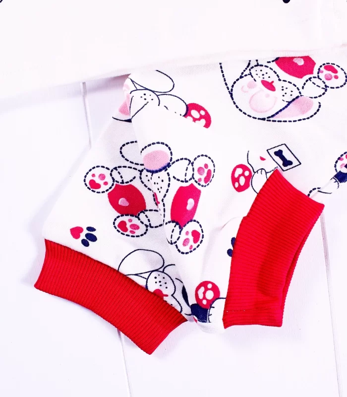 6-24 Ay Hungry Kız Çocuk Pijama Takımı Fuşya