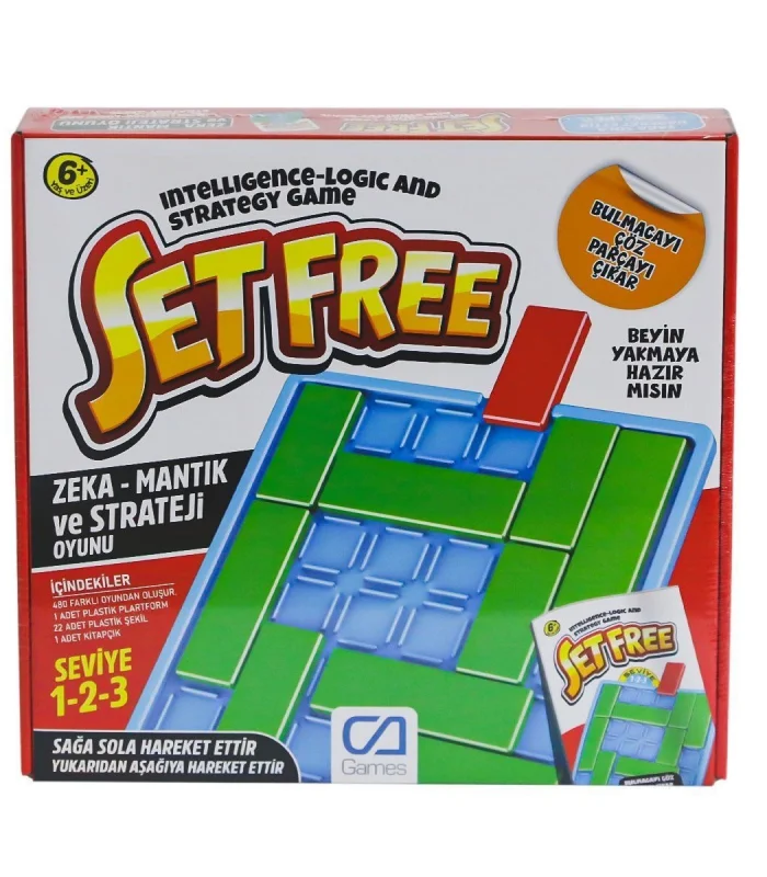 620 CAPLS-5264 Setfree Zeka, Mantık ve Strateji Oyunu -CaGames