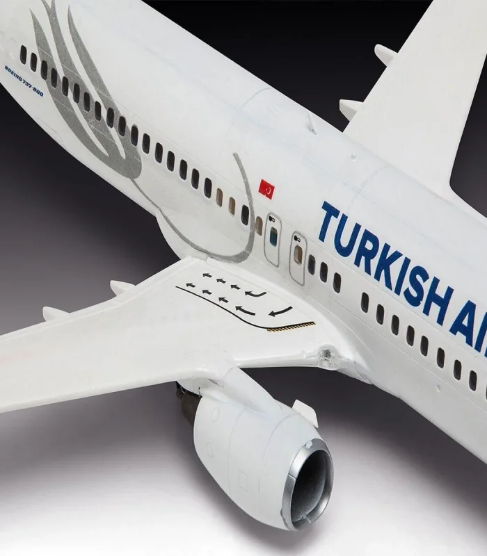 63772 Revell - Turkish Airlines Boeing 737-800 1:144 Maket Kiti