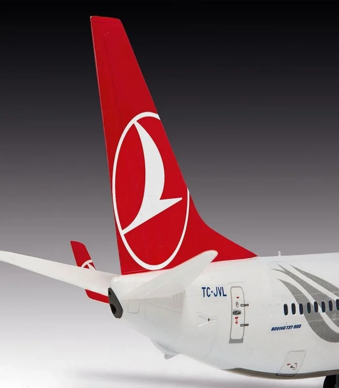 63772 Revell - Turkish Airlines Boeing 737-800 1:144 Maket Kiti