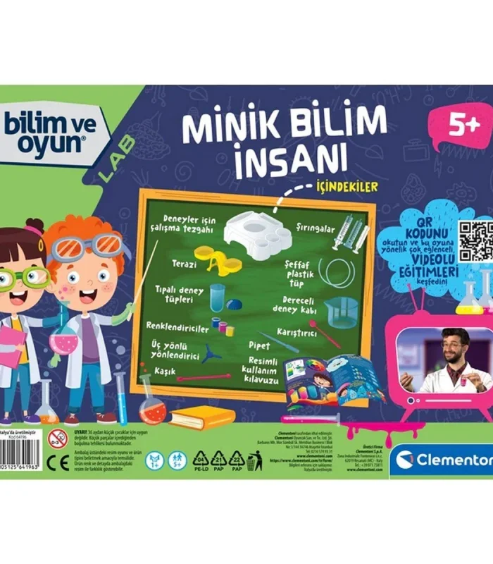 64196 Bilim ve Oyun - Minik Bilim İnsanı +5 yaş