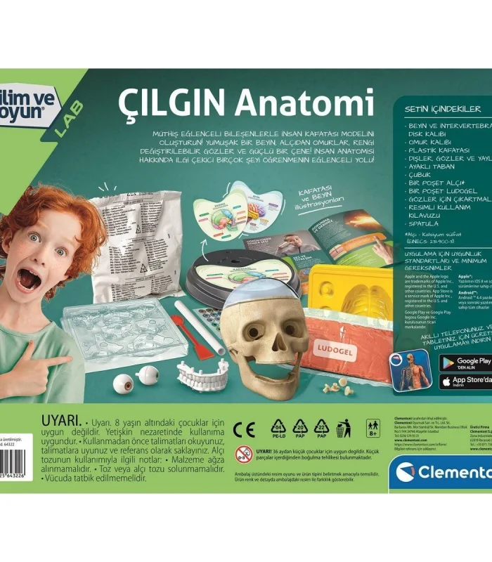 64322 Bilim ve Oyun - Çılgın Anatomi +7 yaş